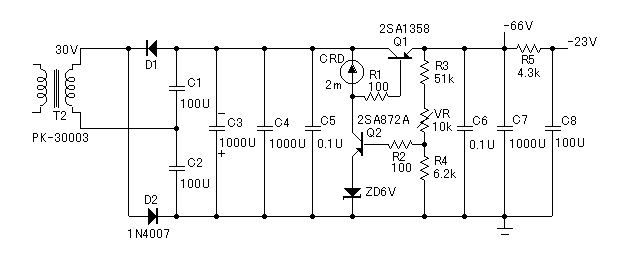 ３極パワー管 6CK4 ステレオパワーアンプ 動作品 超三極管接続-MX 6CK4 Push-Pull パワーアンプ